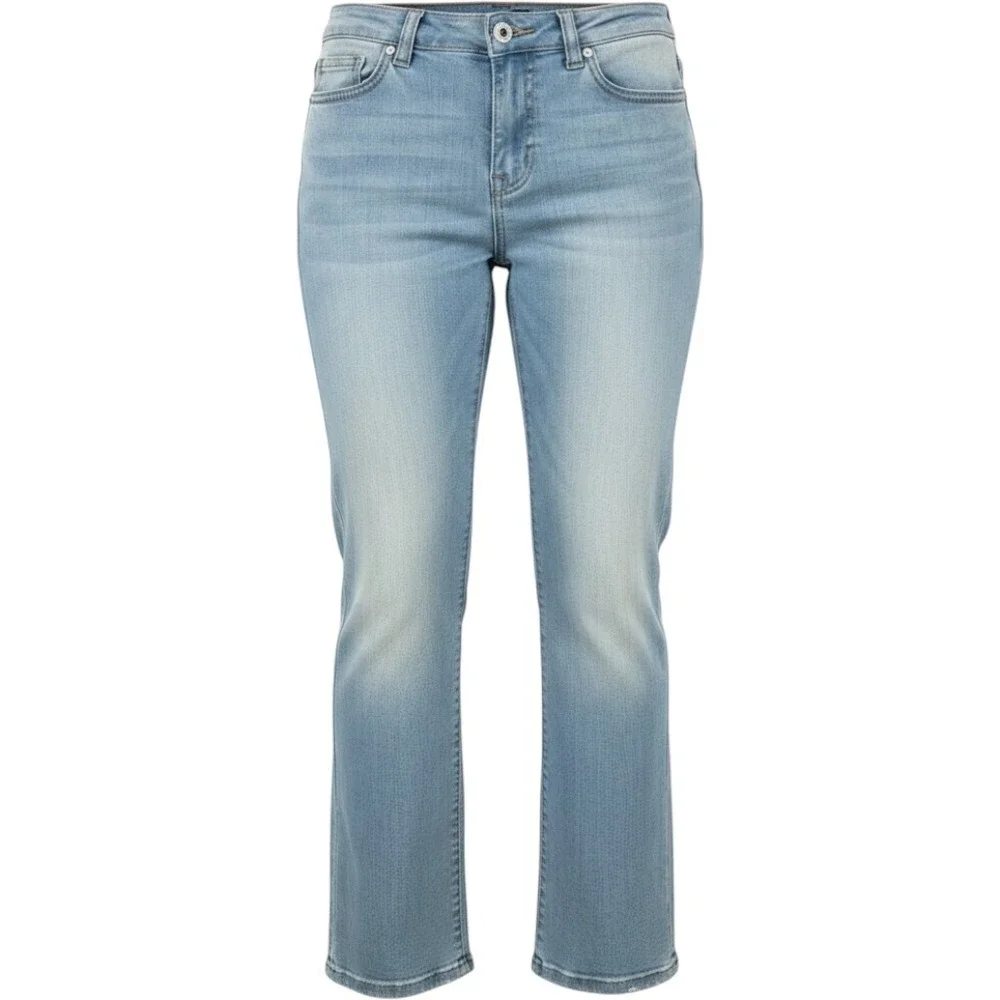 True Religion Billie Jeans Womens 31 Light‎ Blue Mid Rise Straight Leg Y2K Denim